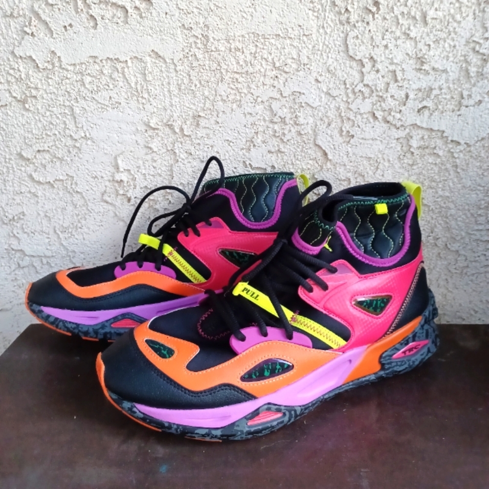 Puma Multi Color Retro Boot Tennis Shoes Size 11